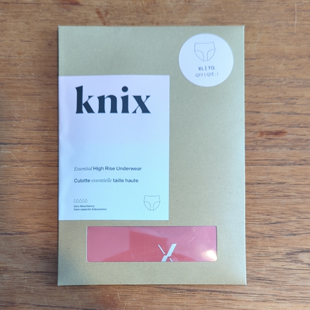 Knix High Rise Underwear in Soft Pink